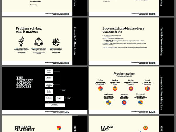 NEW RESOURCE. Systematic Problem-Solving Workshop Kit for in-person learning and development&nbsp;delivery